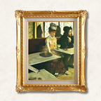 Edgar Degas – The Absinthe Drinker | Framed Canvas