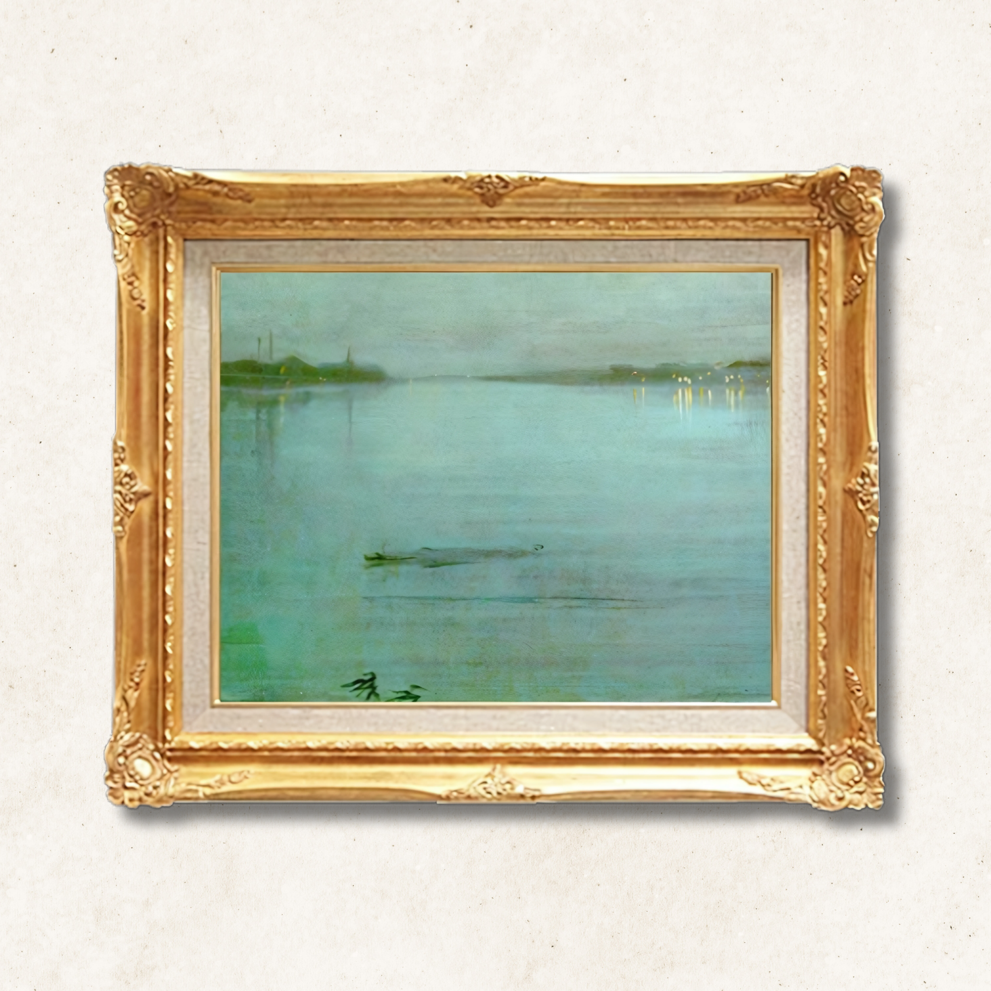 Whistler "Cremorne Lights" – Framed Canvas Reproduction