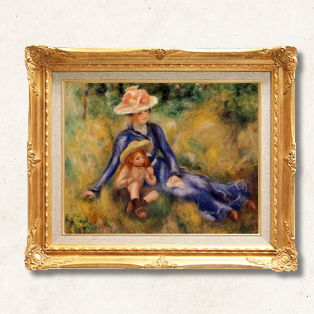 Pierre-Auguste Renoir – Yvonne and Jean | Framed Canvas