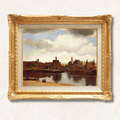 View of Delft — Johannes Vermeer | 17th-Century Dutch Golden Age Masterpiece | Hand-Painted Oil Reproduction | Framed - Galerie Eclat
