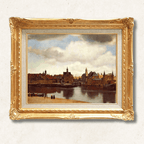 View of Delft — Johannes Vermeer | 17th-Century Dutch Golden Age Masterpiece | Hand-Painted Oil Reproduction | Framed - Galerie Eclat