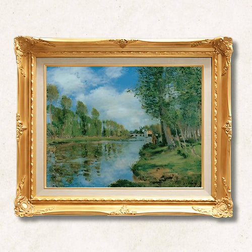 Alfred Sisley <br>- Path along the Riverbank - Galerie Eclat Art