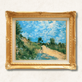 Alfred Sisley – Uphill Road in Sunshine | Framed Canvas - Galerie Eclat Art