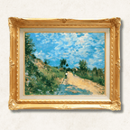 Alfred Sisley – Uphill Road in Sunshine | Framed Canvas - Galerie Eclat Art