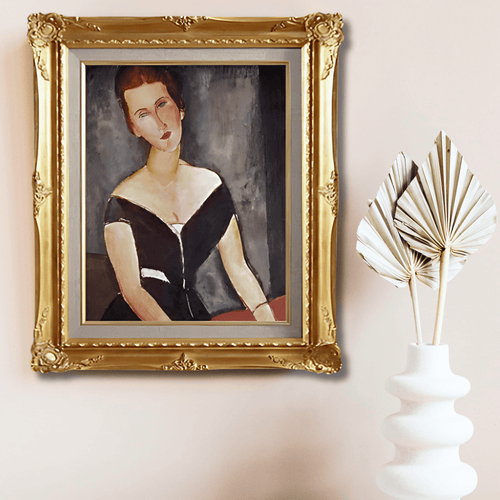 Amedeo Modigliani <br>- Portrait of Madame Van Muyden - Galerie Eclat Art
