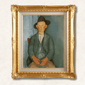 Amedeo Modigliani – Young Peasant | Framed Canvas - Galerie Eclat Art