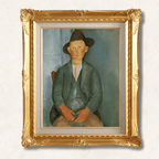 Amedeo Modigliani – Young Peasant | Framed Canvas - Galerie Eclat Art