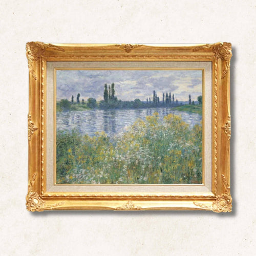 Claude Monet <br>- The Banks of the Seine near Vétheuil - Galerie Eclat Art