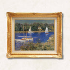 Claude Monet <br>- The Port at Argenteuil II - Galerie Eclat Art