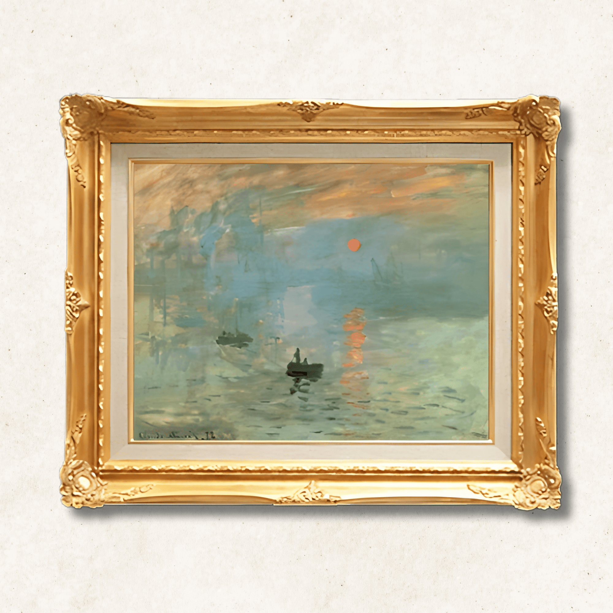 Claude Monet — Impression, Sunrise (1872) | Museum-Quality Canvas Reproduction - Galerie Eclat Art