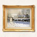 Claude Monet "The Magpie" Baroque Decorative Frame - Galerie Eclat Art