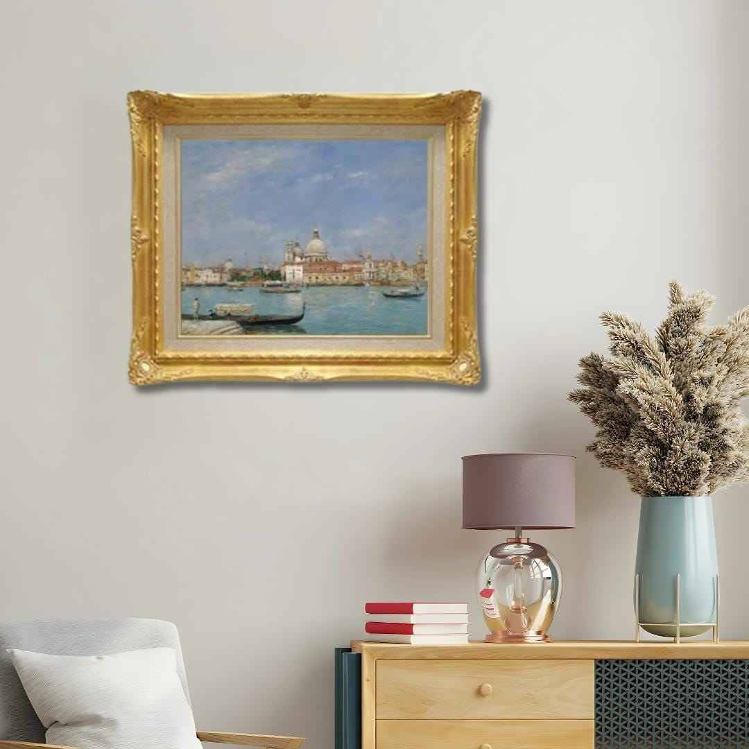 Eugène Boudin <br>- Venetian Seascape - Galerie Eclat Art