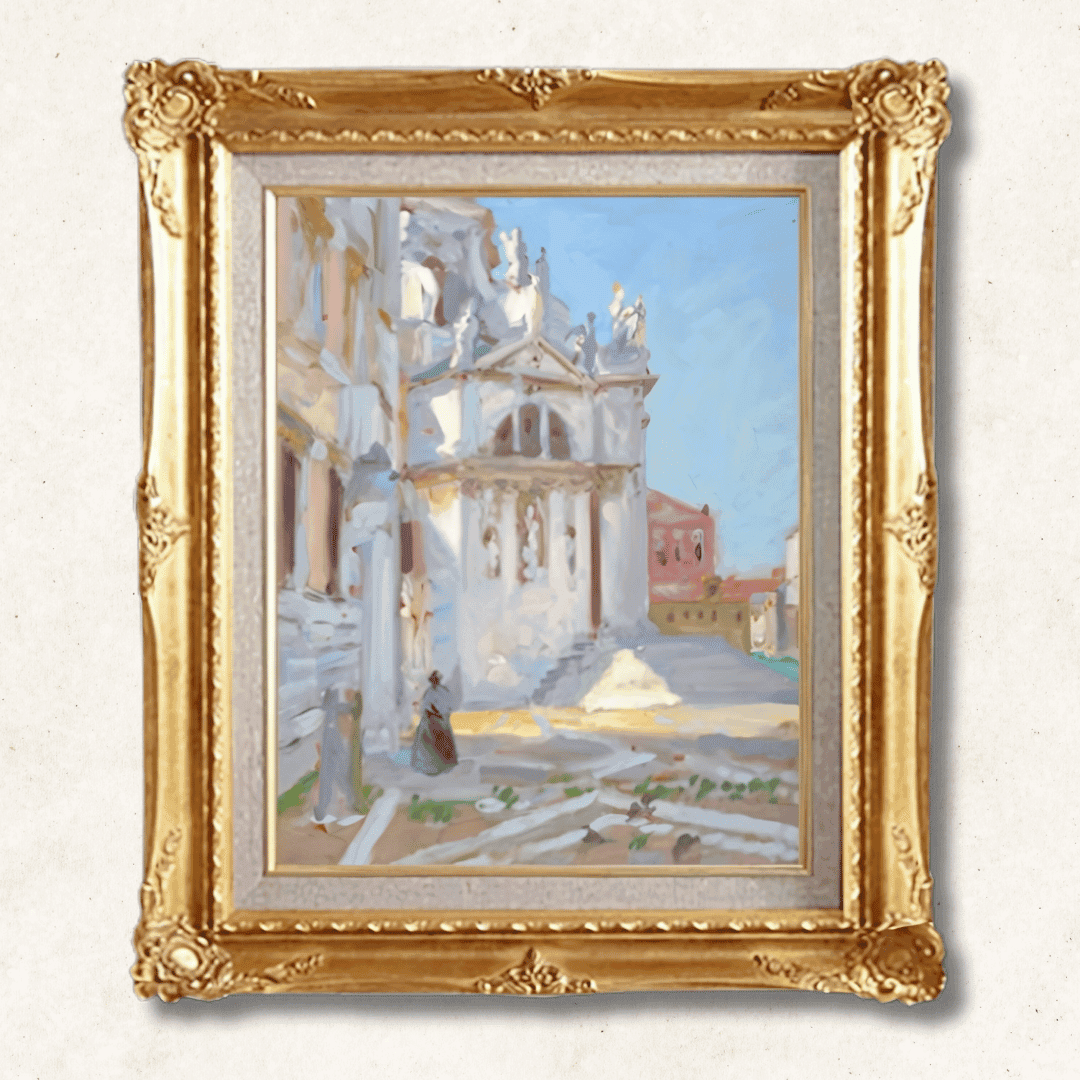 Francis Cadell<br>- Santa Maria della Salute, Venice (Framed) - Galerie Eclat Art