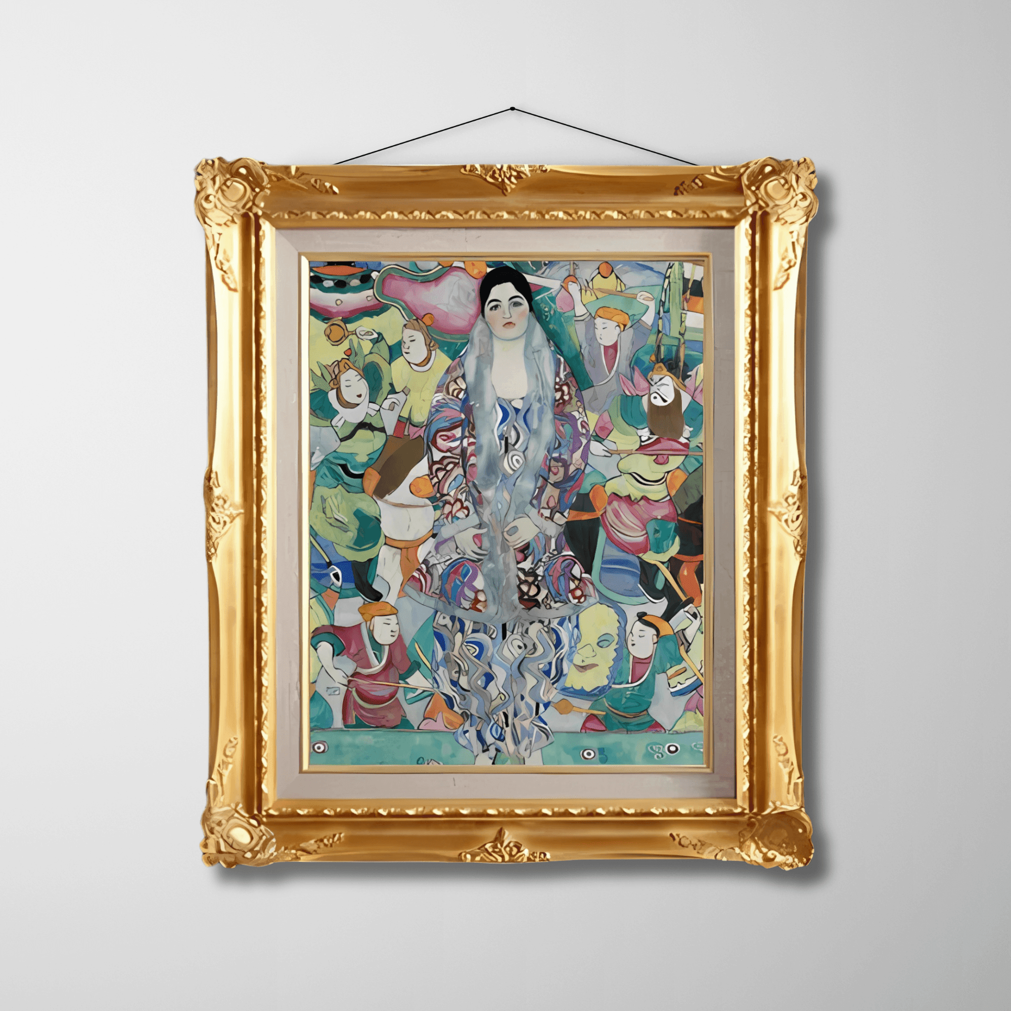 Gustav Klimt <br>- Portrait of Friedericke Maria Beer (Framed) - Galerie Eclat Art