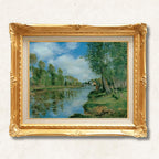 Alfred Sisley  <br>- Path along the Riverbank
