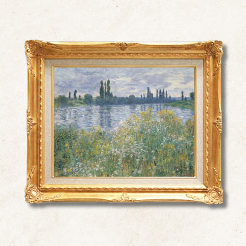 Claude Monet  <br>-  The Banks of the Seine near Vétheuil