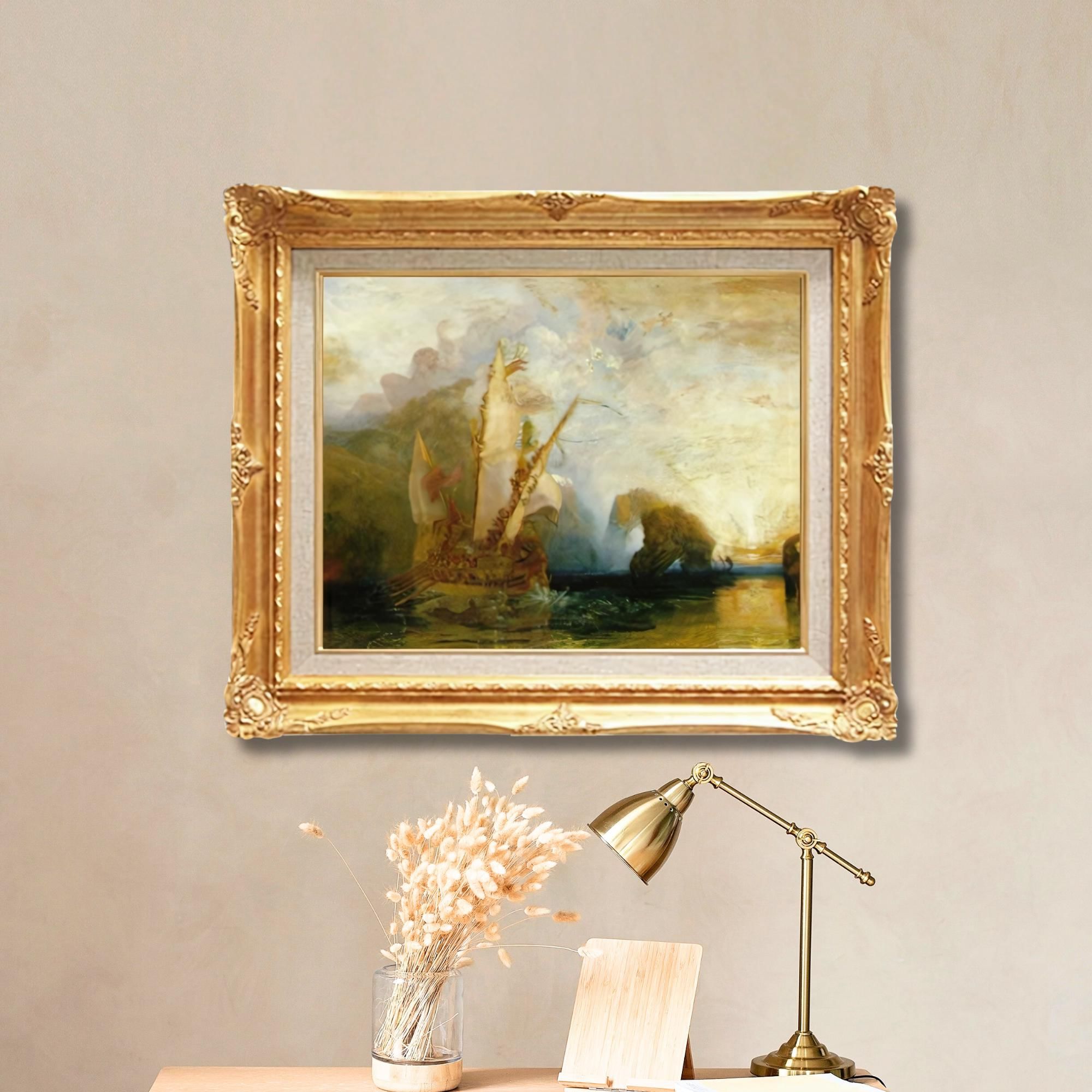J. M. W. Turner <br>- Odysseus Mocking Polyphemus - Galerie Eclat Art