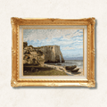 Jean-François Millet – The Cliffs at Gréville | Framed Canvas | Made in Japan - Galerie Eclat Art