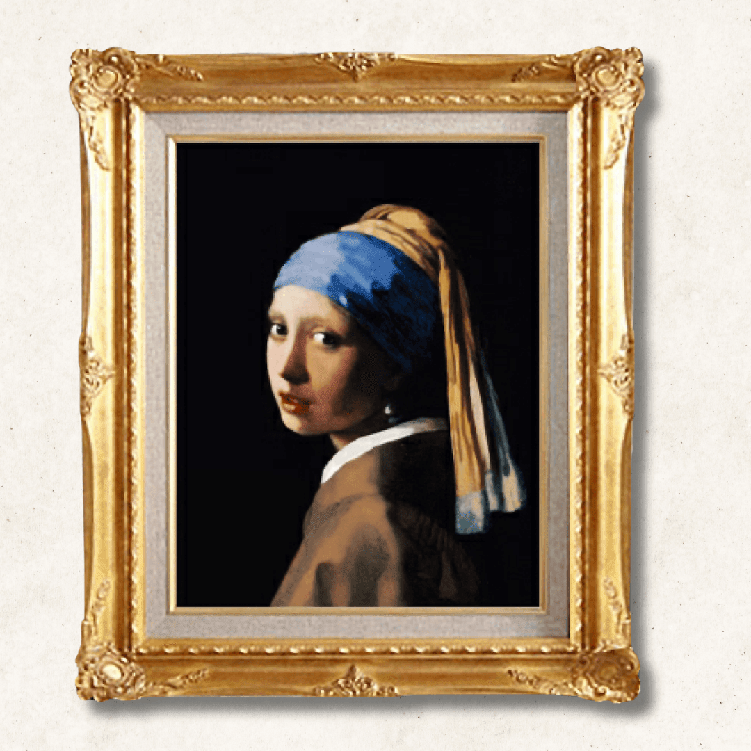 Johannes Vermeer <br>- Girl with a Pearl Earring - Galerie Eclat Art