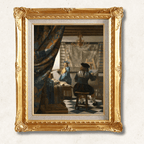 Johannes Vermeer <br>- The Art of Painting - Galerie Eclat Art