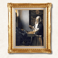 Johannes Vermeer <br>- Woman Holding a Balance - Galerie Eclat Art