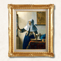 Johannes Vermeer <br>- Woman with a Water Jug - Galerie Eclat Art