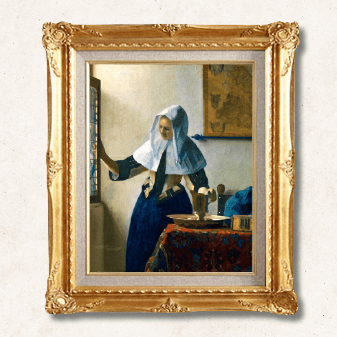 Johannes Vermeer <br>- Woman with a Water Jug - Galerie Eclat Art