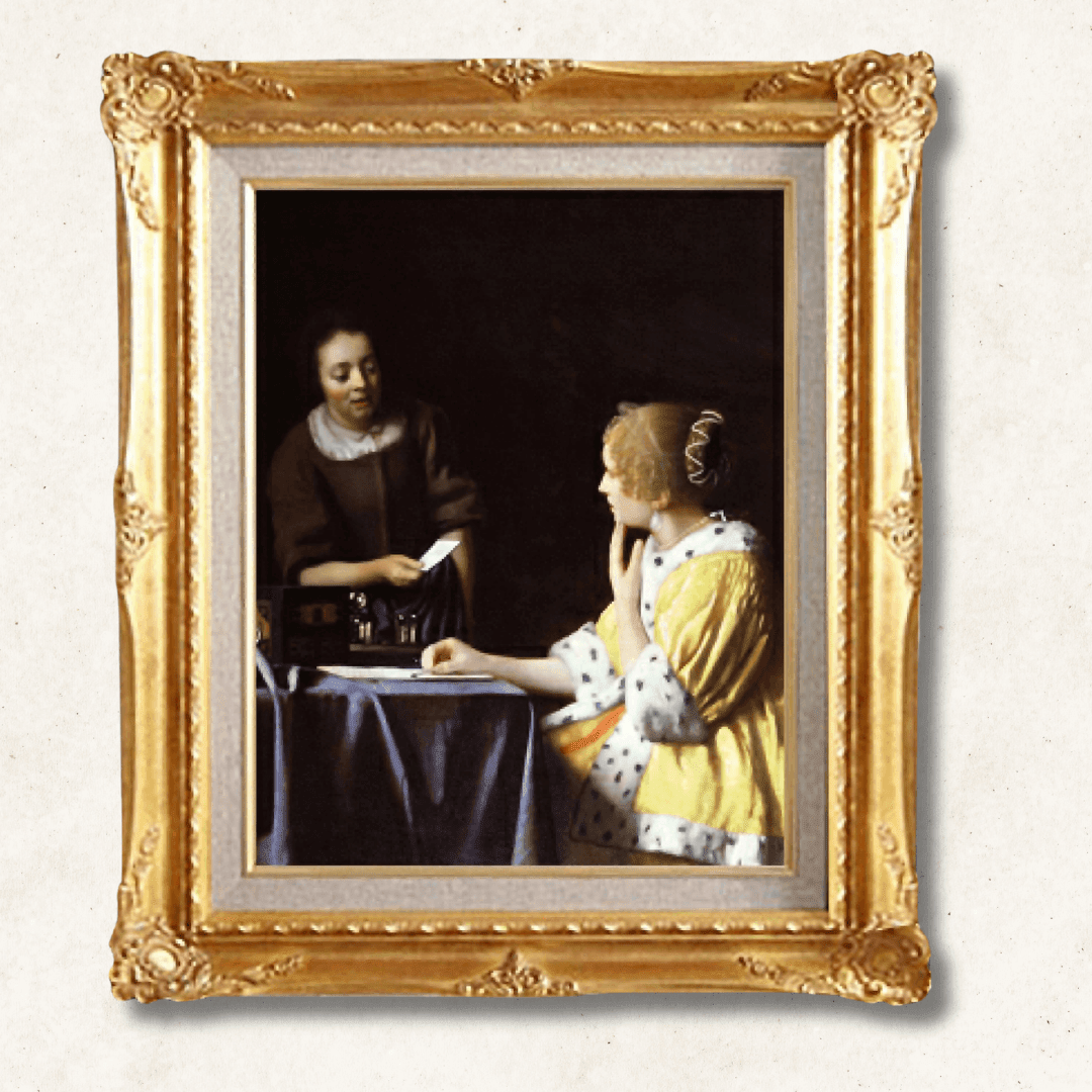 Johannes Vermeer - Mistress and Maid - Galerie Eclat Art