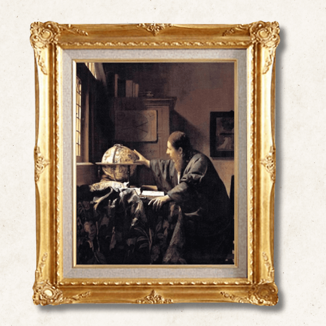 Johannes Vermeer - The Astronomer - Galerie Eclat Art