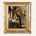 Johannes Vermeer - The Geographer - Galerie Eclat Art