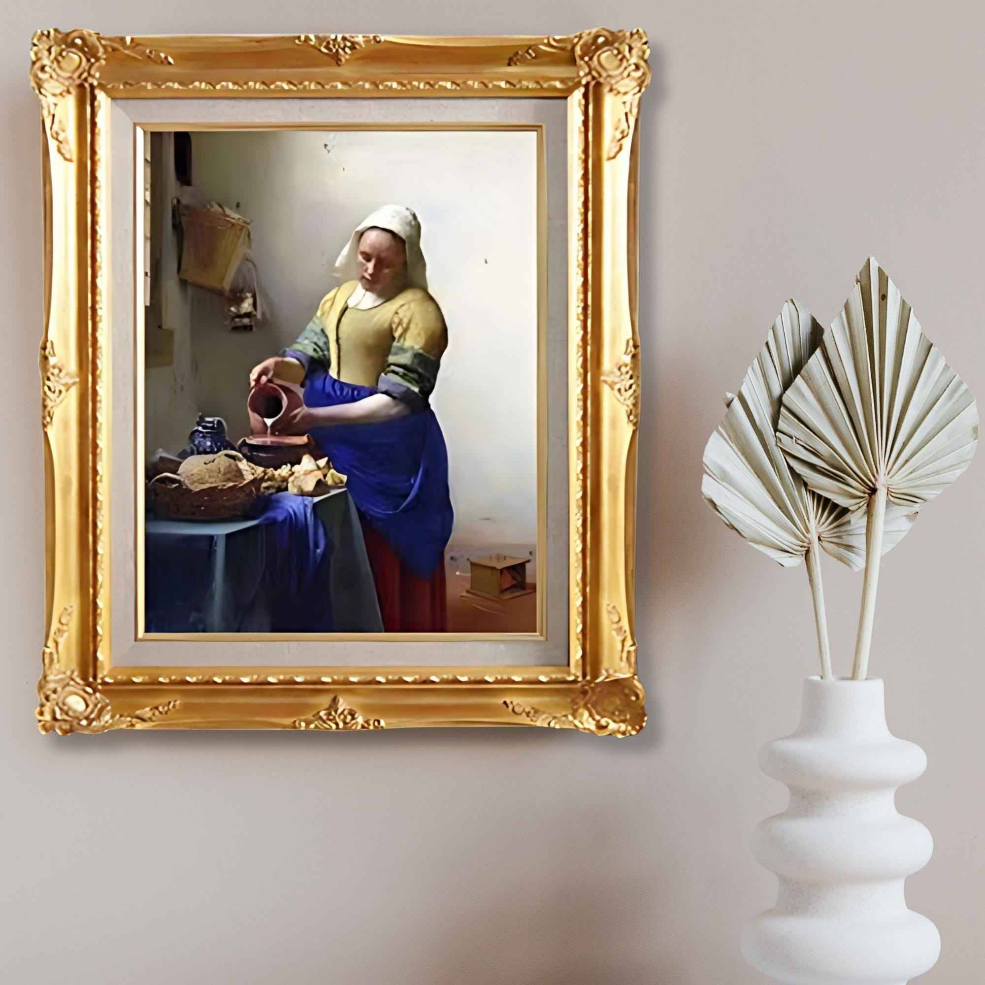 Johannes Vermeer — The Milkmaid - Galerie Eclat Art