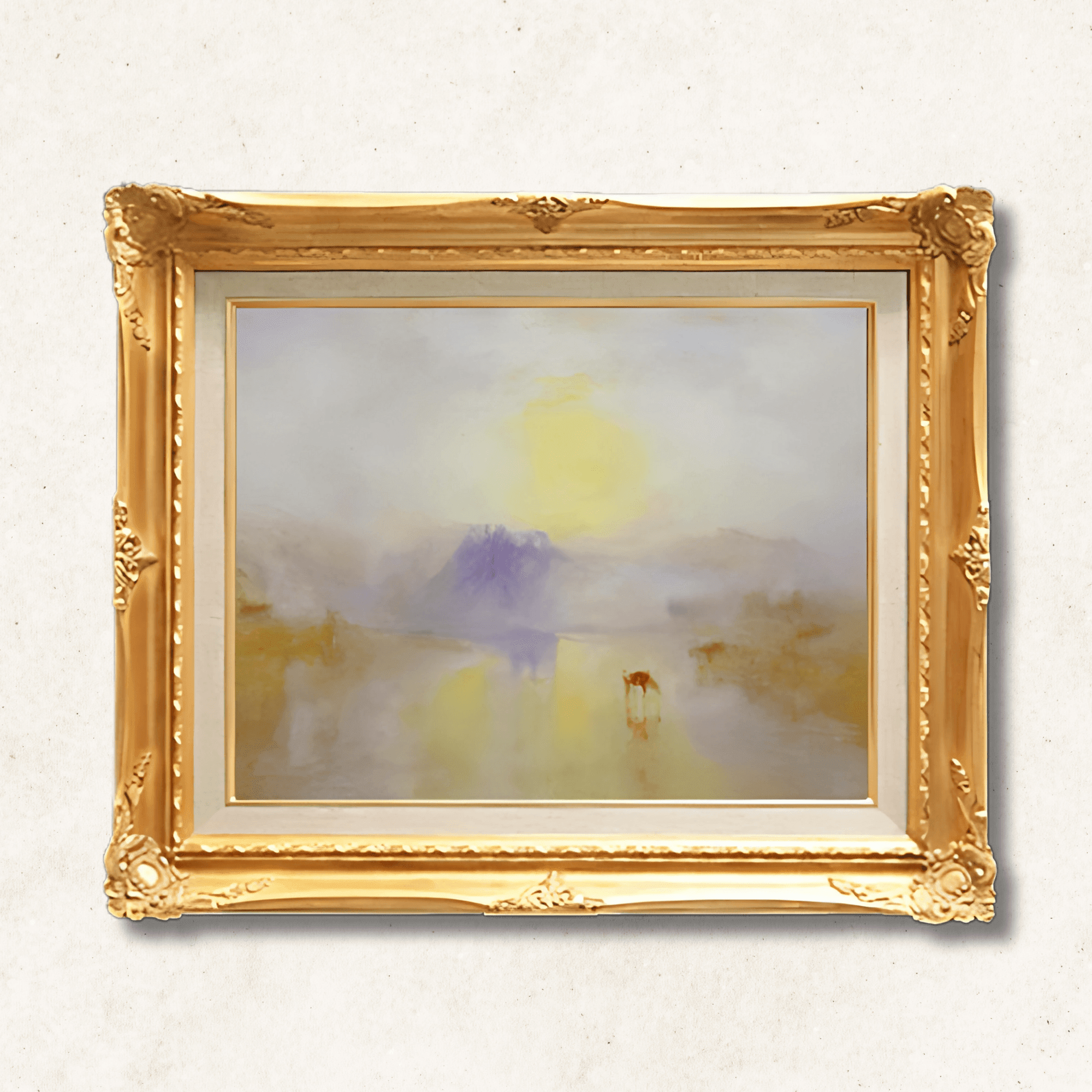 Joseph Mallord William Turner <br>- Norham Castle, Sunrise - Galerie Eclat Art
