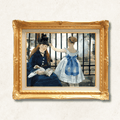 Manet "The Railway" Hand-Painted Oil Reproduction | Framed Canvas - Galerie Eclat Art