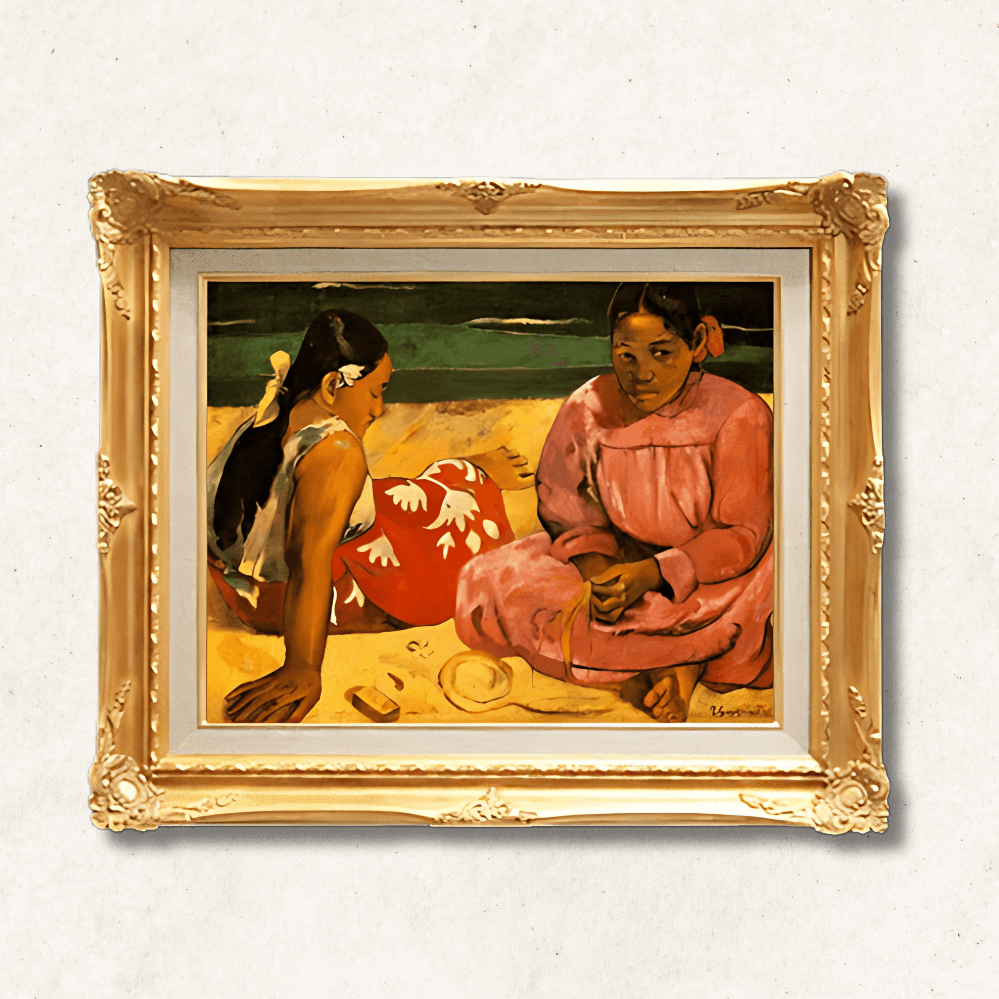 Paul Gauguin – Tahitian Women | Framed Canvas - Galerie Eclat Art