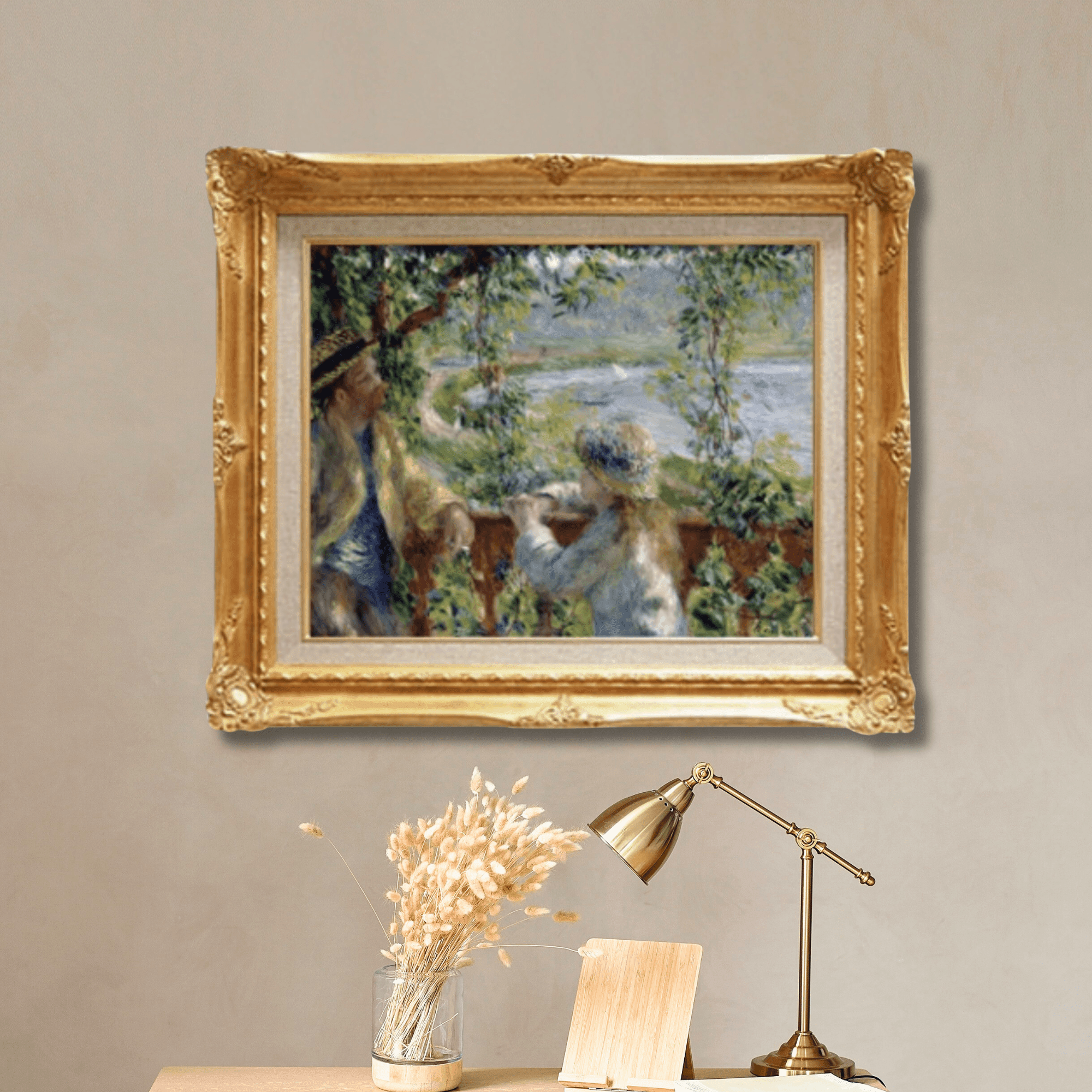 Pierre-Auguste Renoir <br>- By the Water (Framed) - Galerie Eclat Art