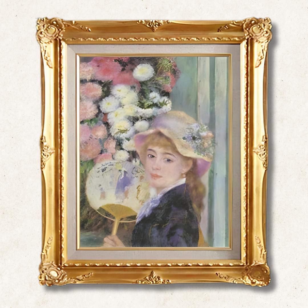 Pierre-Auguste Renoir <br>- Girl with a Fan - Galerie Eclat Art