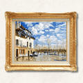 The Flood at Port-Marly · Alfred Sisley · Framed Impressionist Art - Galerie Eclat Art