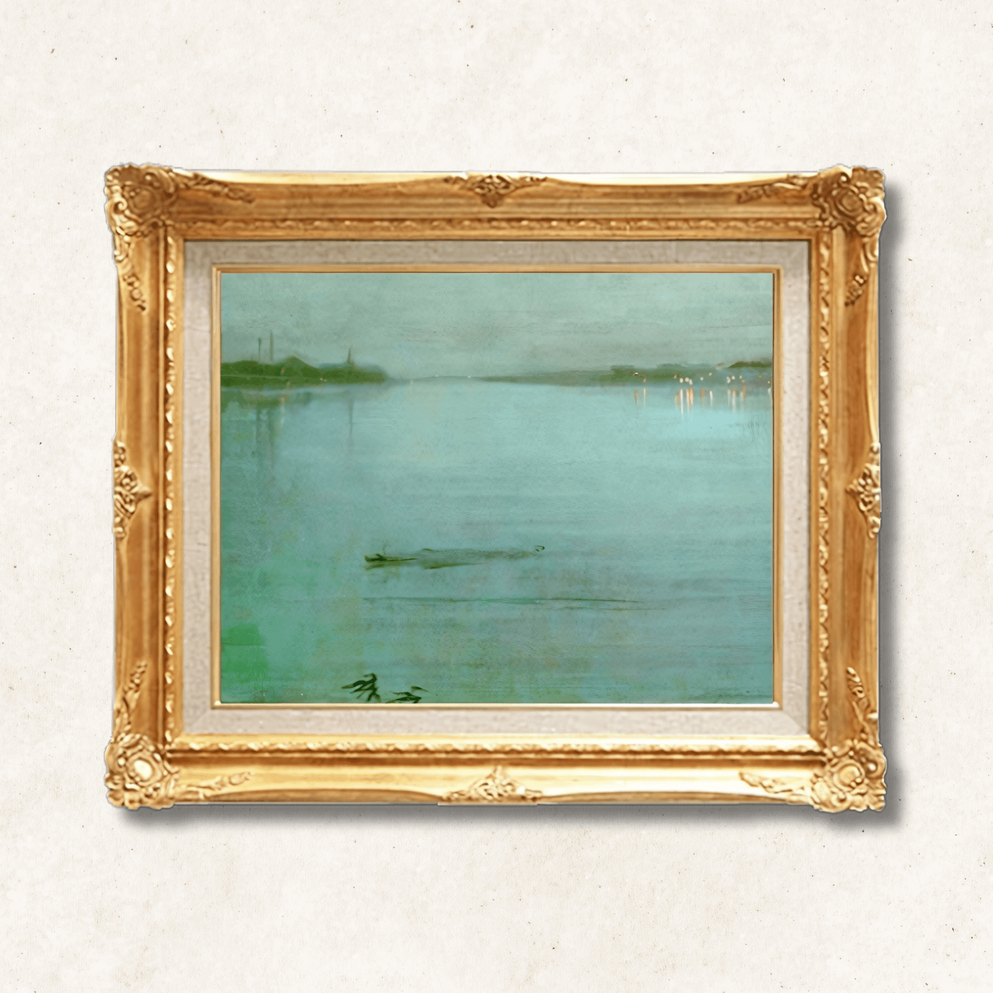 Whistler "Cremorne Lights" – Framed Canvas Reproduction - Galerie Eclat Art